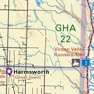 MBMB11 Virden - Manitoba Backroad Mapbook Topo Preview 3