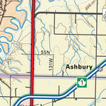 MBMB12 Souris - Manitoba Backroad Mapbook Topo Preview 2