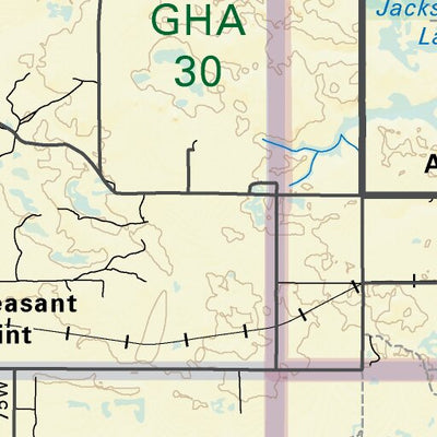 MBMB14 Spruce Woods Provincial Park - Manitoba Backroad Mapbook Topo Preview 2