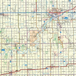 MBMB15 Portage la Prairie - Manitoba Backroad Mapbook Topo Preview 1