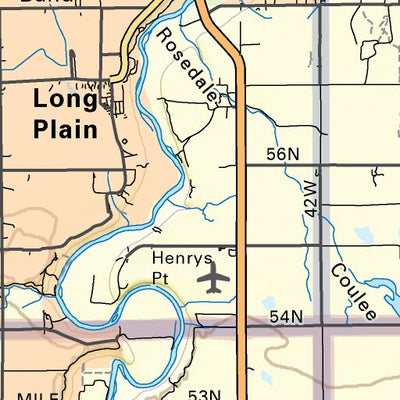 MBMB15 Portage la Prairie - Manitoba Backroad Mapbook Topo Preview 2