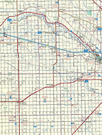 MBMB16 Elm Creek - Manitoba Backroad Mapbook Topo Preview 1