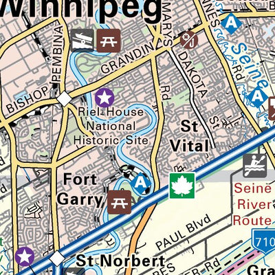 MBMB17 Winnipeg - Manitoba Backroad Mapbook Topo Preview 2