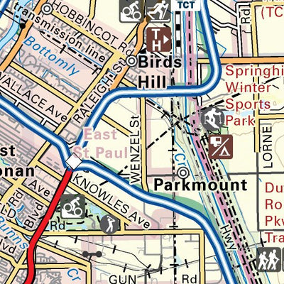 MBMB17 Winnipeg - Manitoba Backroad Mapbook Topo Preview 3