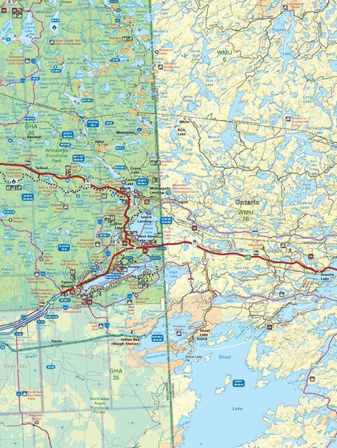 MBMB20 West Hawk Lake - Manitoba Backroad Mapbook Topo Preview 1
