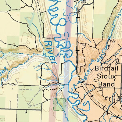 MBMB21 Birtle - Manitoba Backroad Mapbook Topo Preview 3