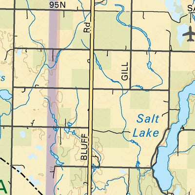 MBMB22 Shoal Lake - Manitoba Backroad Mapbook Topo Preview 2
