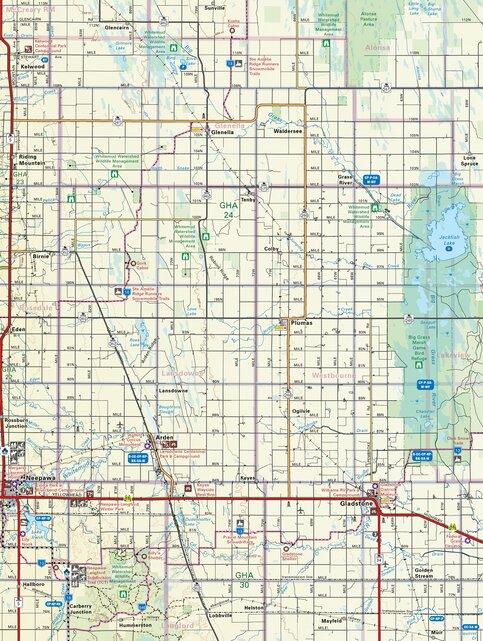 MBMB24 Neepawa - Manitoba Backroad Mapbook Topo Map by Backroad ...
