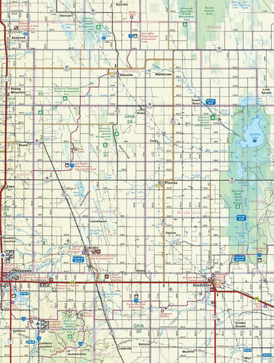 MBMB24 Neepawa - Manitoba Backroad Mapbook Topo Preview 1
