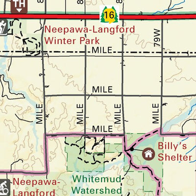 MBMB24 Neepawa - Manitoba Backroad Mapbook Topo Preview 3