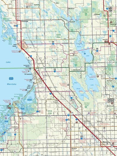 MBMB26 St Laurent - Manitoba Backroad Mapbook Topo Preview 1