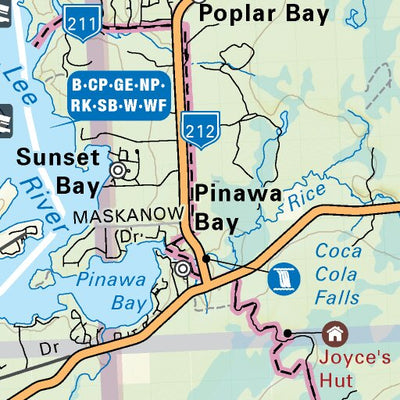 MBMB29 Pinawa - Manitoba Backroad Mapbook Topo Preview 2