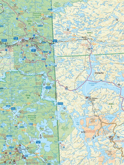 MBMB30 Bird Lake - Manitoba Backroad Mapbook Topo Preview 1