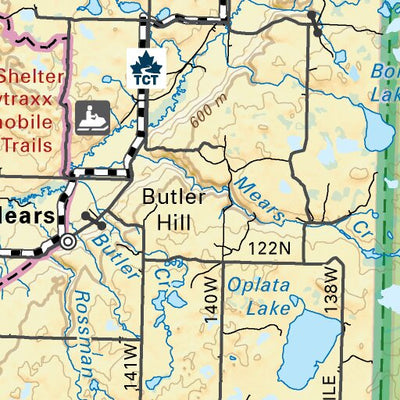 MBMB32 Gilbert Plains - Manitoba Backroad Mapbook Topo Preview 3