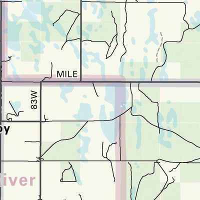 MBMB34 McCreary - Manitoba Backroad Mapbook Topo Preview 3