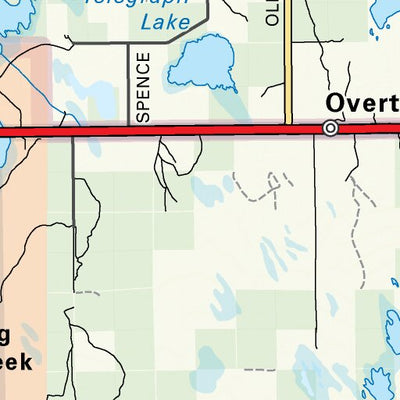 MBMB35 The Narrows - Manitoba Backroad Mapbook Topo Preview 2
