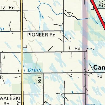 MBMB35 The Narrows - Manitoba Backroad Mapbook Topo Preview 3