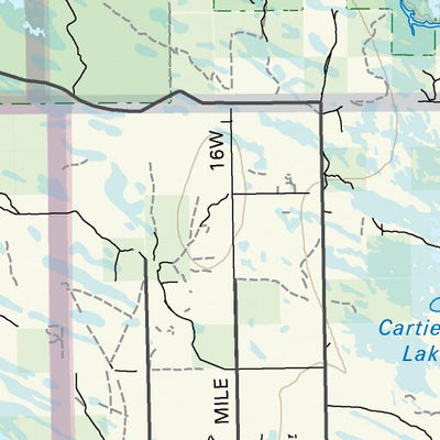 MBMB36 Lundar - Manitoba Backroad Mapbook Topo Preview 2