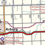 MBMB37 Arborg - Manitoba Backroad Mapbook Topo Preview 2