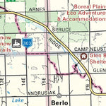 MBMB37 Arborg - Manitoba Backroad Mapbook Topo Preview 3