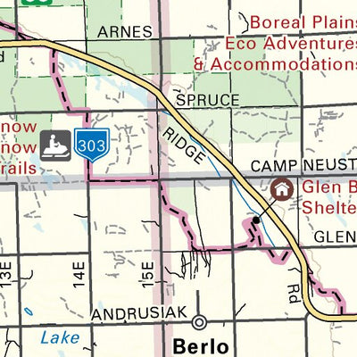 MBMB37 Arborg - Manitoba Backroad Mapbook Topo Preview 3