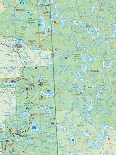MBMB40 Wallace Lake - Manitoba Backroad Mapbook Topo Preview 1