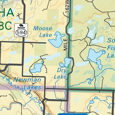 MBMB41 Roblin - Manitoba Backroad Mapbook Topo Preview 2