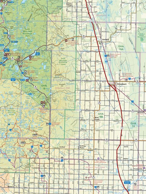 MBMB42 Ethelbert - Manitoba Backroad Mapbook Topo Map by Backroad ...
