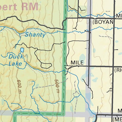 MBMB42 Ethelbert - Manitoba Backroad Mapbook Topo Preview 2