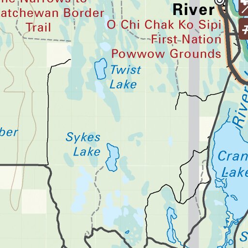 MBMB44 Crane River - Manitoba Backroad Mapbook Topo Map by Backroad ...