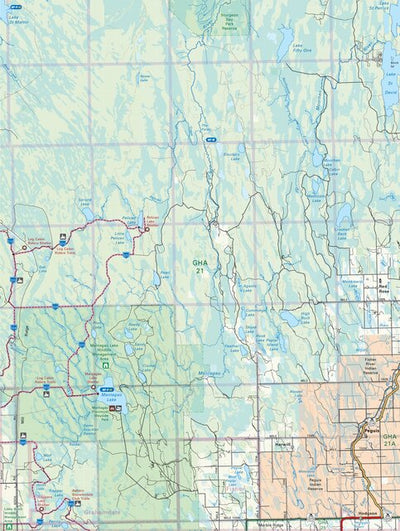 MBMB46 Peguis - Manitoba Backroad Mapbook Topo Preview 1