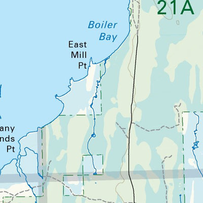 MBMB47 Fisher Bay - Manitoba Backroad Mapbook Topo Preview 2