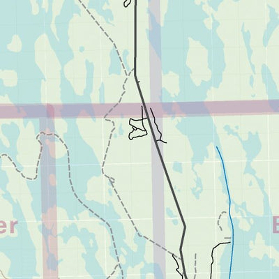 MBMB47 Fisher Bay - Manitoba Backroad Mapbook Topo Preview 3