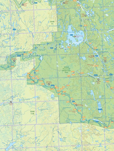 MBMB49 Sasaginnigak Lake - Manitoba Backroad Mapbook Topo Preview 1