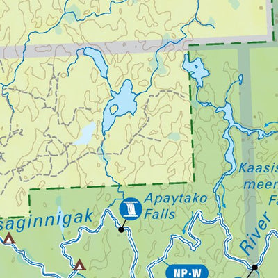 MBMB49 Sasaginnigak Lake - Manitoba Backroad Mapbook Topo Preview 3