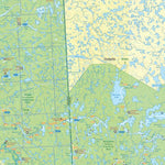 MBMB50 Atikaki Provincial Park - Manitoba Backroad Mapbook Topo Preview 1