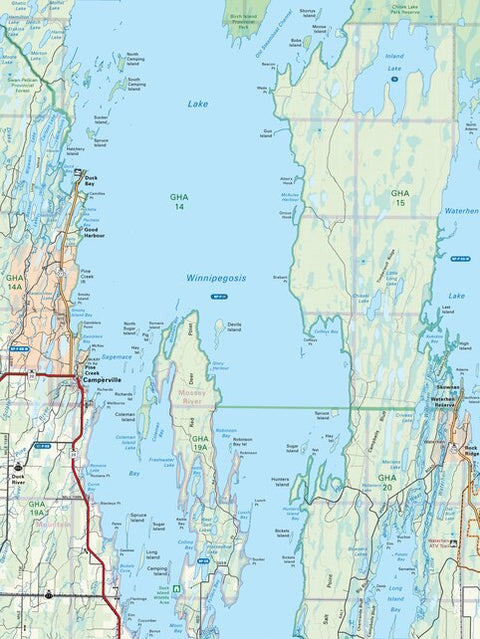 MBMB53 Camperville - Manitoba Backroad Mapbook Topo Preview 1