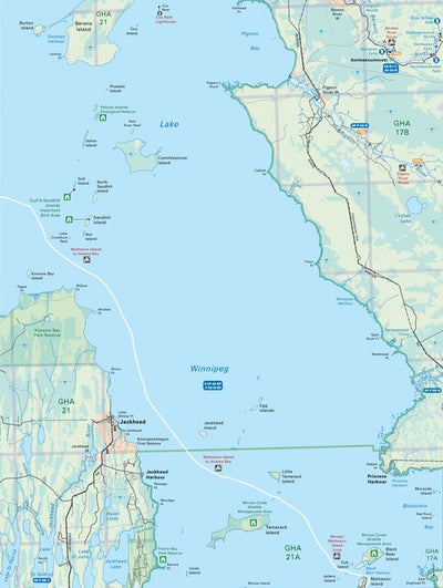 MBMB57 Jackhead - Manitoba Backroad Mapbook Topo Preview 1