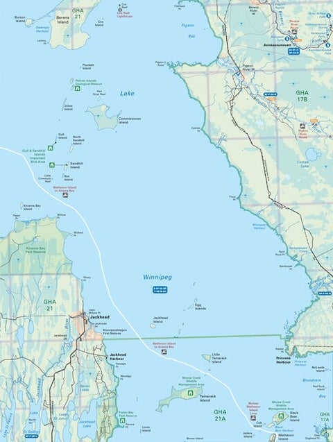 MBMB57 Jackhead - Manitoba Backroad Mapbook Topo Preview 1