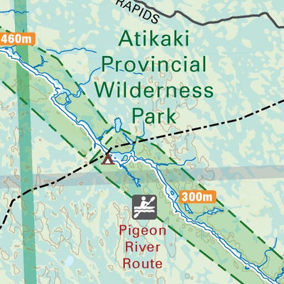MBMB58 Bloodvein - Manitoba Backroad Mapbook Topo Preview 3