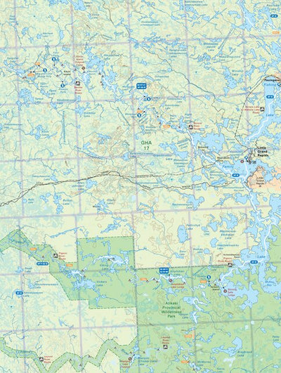 MBMB59 Little Grand Rapids - Manitoba Backroad Mapbook Topo Preview 1