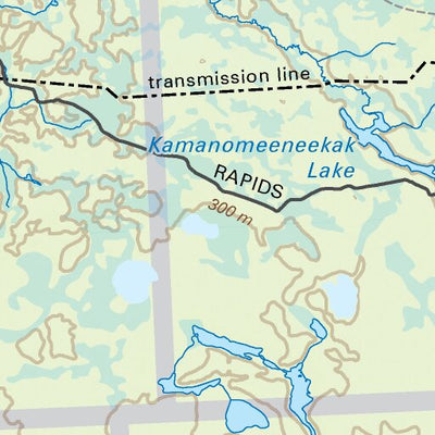 MBMB59 Little Grand Rapids - Manitoba Backroad Mapbook Topo Preview 2