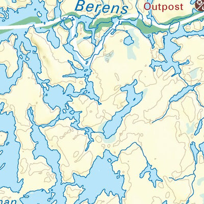 MBMB60 Pauingassi - Manitoba Backroad Mapbook Topo Preview 2