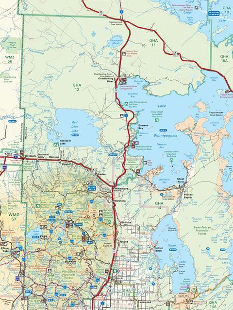 MBMB61 Birch River - Manitoba Backroad Mapbook Topo Preview 1