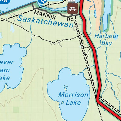 MBMB62 Grand Rapids - Manitoba Backroad Mapbook Topo Preview 3