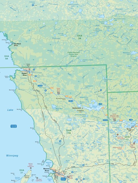MBMB64 Poplar River - Manitoba Backroad Mapbook Topo Map by Backroad ...