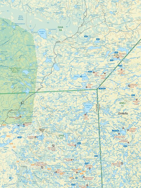 MBMB65 Charron Lake - Manitoba Backroad Mapbook Topo Preview 1