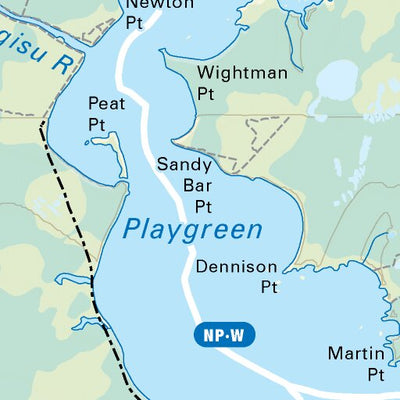 MBMB68 Norway House - Manitoba Backroad Mapbook Topo Preview 2