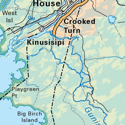 MBMB68 Norway House - Manitoba Backroad Mapbook Topo Preview 3