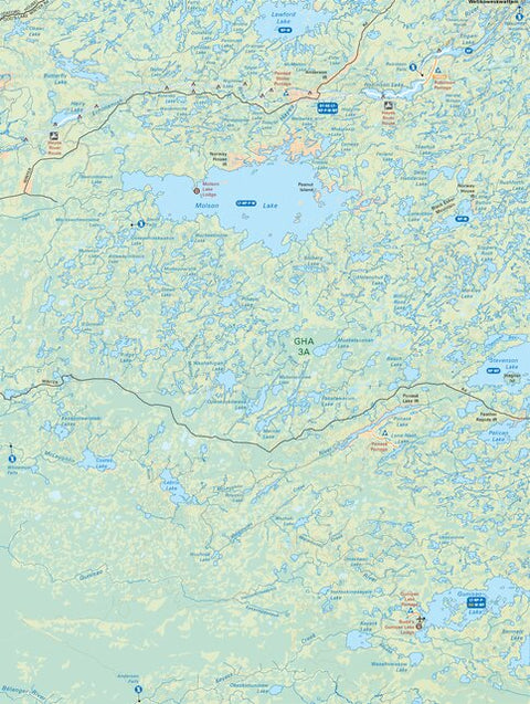 MBMB69 Molson Lake - Manitoba Backroad Mapbook Topo Preview 1